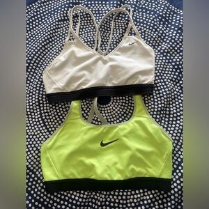 Bundle of 2 Nike Sports Bras Women Size Med